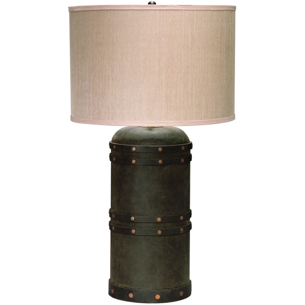 Barrel 29 Inch 150.00 Watt Vintage Leather Table Lamp Portable Light 1 Barrel 29 Inch 150.00 Watt Vintage Leather Table Lamp Portable Light