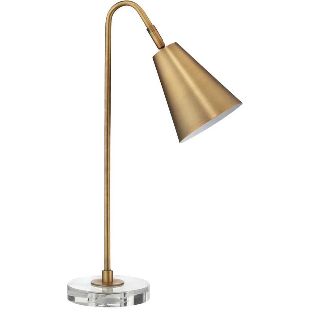Gazette 20 Inch 60.00 Watt Antique Brass Task Lamp Portable Light 1 Gazette 20 Inch 60.00 Watt Antique Brass Task Lamp Portable Light