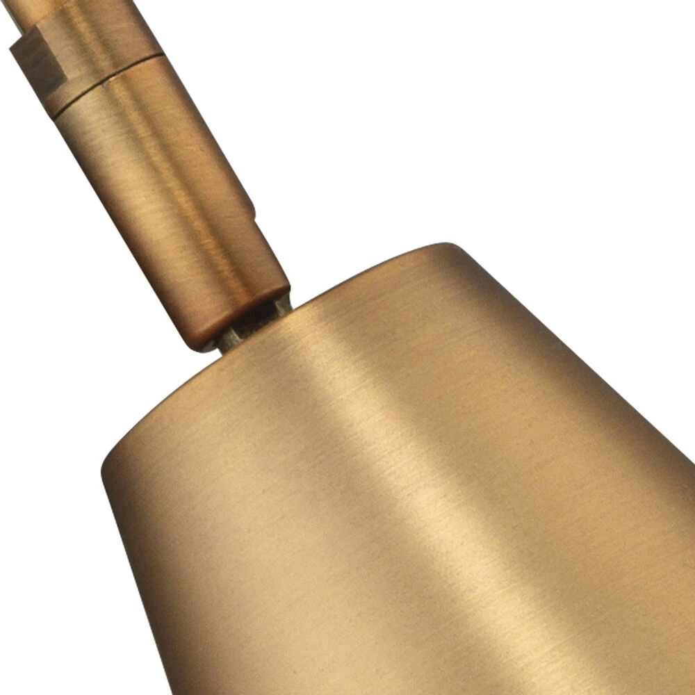 Gazette 20 Inch 60.00 Watt Antique Brass Task Lamp Portable Light 4 Gazette 20 Inch 60.00 Watt Antique Brass Task Lamp Portable Light - Image 4