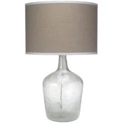 Plum Jar 27 Inch 150.00 Watt Clear Table Lamp Portable Light