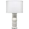 Monument 32 Inch 150.00 Watt White Marble Table Lamp Portable Light