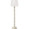 Ornate Pillar 66 Inch 150.00 Watt MOP Floor Lamp Portable Light