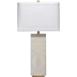 Reflection 28 Inch 150.00 Watt Horn Lacquer W/ Gold Leaf Accents Table Lamp Portable Light