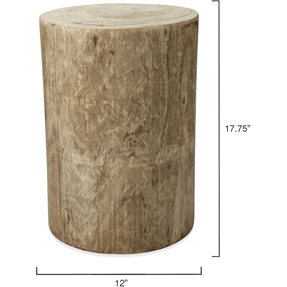 Agave 17.75 X 12 Inch Natural Wood Side Table 3 Agave 17.75 X 12 Inch Natural Wood Side Table - Image 3