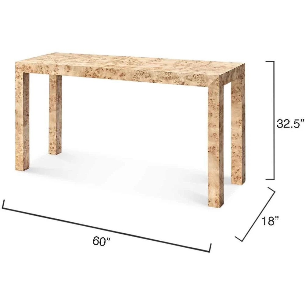 Archer 60 Inch Natural Console 3 Archer 60 Inch Natural Console - Image 3