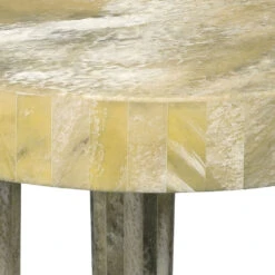 Artemis 16 X 16 Inch Pearl Resin Side Table 8 Artemis 16 X 16 Inch Pearl Resin Side Table -Outlet Jamie Aura Store 20arte smpe 3