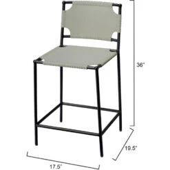 Asher 36 Inch Grey Counter Stool -Outlet Jamie Aura Store 20ashe csdg 2
