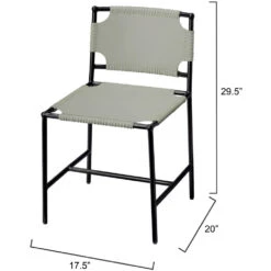 Asher Grey Dining Chair -Outlet Jamie Aura Store 20ashe dcdg 2