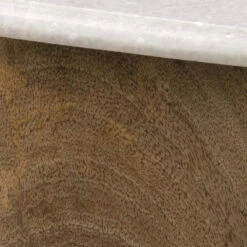 Atlas 18 X 18 Inch White Marble Side Table 9 Atlas 18 X 18 Inch White Marble Side Table -Outlet Jamie Aura Store 20atla stwh 3