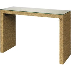 Captain 32 X 18 Inch Natural Console Table