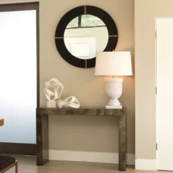 Charlemagne 48 X 15 Inch Acid Washed Metal Console Table -Outlet Jamie Aura Store 20char coaw 5