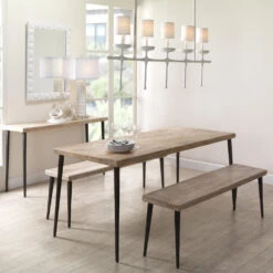 Farmhouse 53 X 16 Inch Natural Wood Console Table -Outlet Jamie Aura Store 20farm cona 16