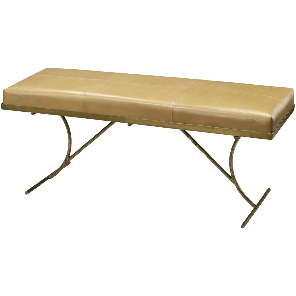 Kai Antique Brass Bench 1 Kai Antique Brass Bench