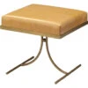 Kai 18 Inch Antique Brass Stool