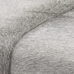 Kai 18 Inch Grey Hide & Black Hand Forged Iron Stool -Outlet Jamie Aura Store 20kai stool 3