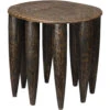 Naga 21.25 Inch Dark Antique Stool