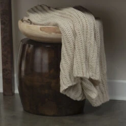 Realm 18 X 17 Inch Acid Washed Metal Side Table 12 Realm 18 X 17 Inch Acid Washed Metal Side Table -Outlet Jamie Aura Store 20real staw 4