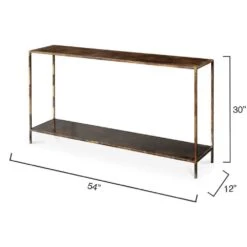 Royal 54 Inch Brown Console Table -Outlet Jamie Aura Store 20roya coaw 2