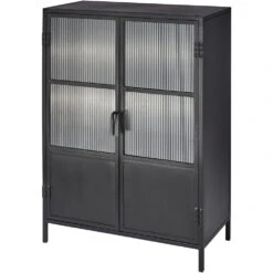 Vitrino Black 2 Door Dresser -Outlet Jamie Aura Store 20vitr2 cabk 5