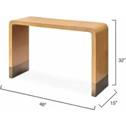 Waterfall 48 Inch Brown Console 7 Waterfall 48 Inch Brown Console -Outlet Jamie Aura Store 20wate coca 2