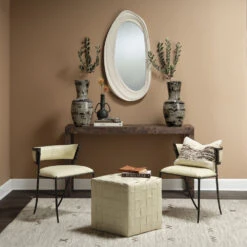 Ottoman 18 Inch Cream Ottoman -Outlet Jamie Aura Store 20wove whle 4