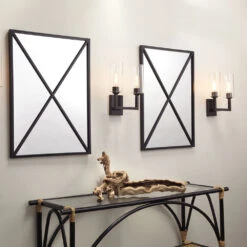 Xanadu 63 X 17 Inch Black & Cream Console -Outlet Jamie Aura Store 20xana cobk 1