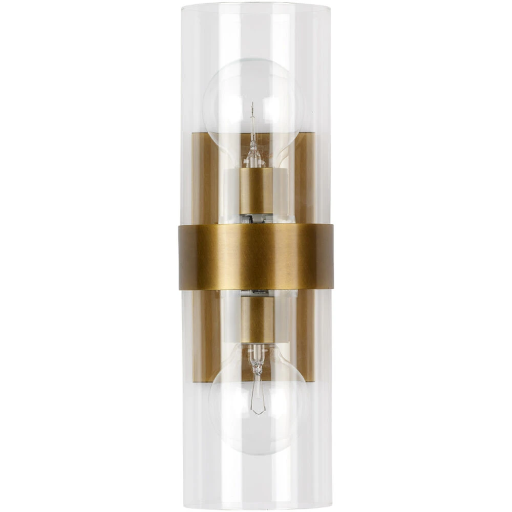 Chatham 2 Light 5 Inch Antique Brass Wall Sconce Wall Light 1 Chatham 2 Light 5 Inch Antique Brass Wall Sconce Wall Light