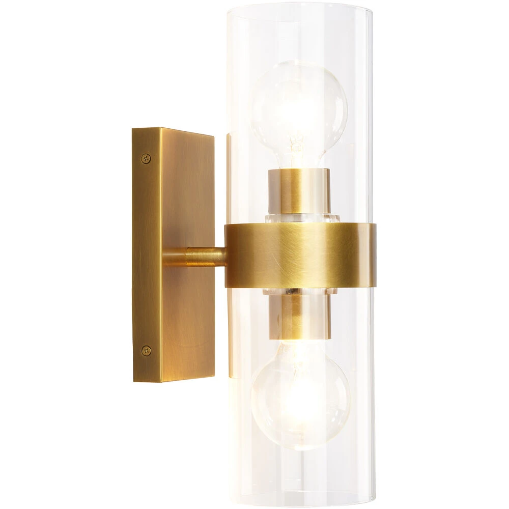 Chatham 2 Light 5 Inch Antique Brass Wall Sconce Wall Light 8 Chatham 2 Light 5 Inch Antique Brass Wall Sconce Wall Light - Image 8