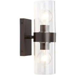 Chatham 2 Light 5 Inch Oil Rubbed Bronze Wall Sconce Wall Light -Outlet Jamie Aura Store 4chat scob 6 1