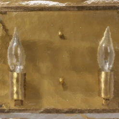 Glenn 2 Light 14 Inch Antique Brass Double Wall Sconce Wall Light -Outlet Jamie Aura Store 4glen dbab 3 1