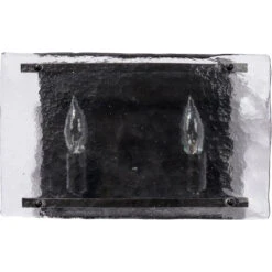 Glenn 2 Light 14 Inch Oil Rubbed Bronze Double Wall Sconce Wall Light