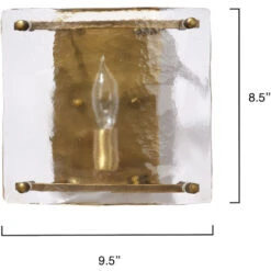 Glenn 1 Light 9.5 Inch Antique Brass Wall Sconce Wall Light 12 Glenn 1 Light 9.5 Inch Antique Brass Wall Sconce Wall Light -Outlet Jamie Aura Store 4glen ssab 2