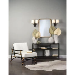 Lawton 2 Light 13 Inch Oil Rubbed Bronze W/ Antique Brass Accents Double Arm Wall Sconce Wall Light 15 Lawton 2 Light 13 Inch Oil Rubbed Bronze W/ Antique Brass Accents Double Arm Wall Sconce Wall Light -Outlet Jamie Aura Store 4lawt dbob 7
