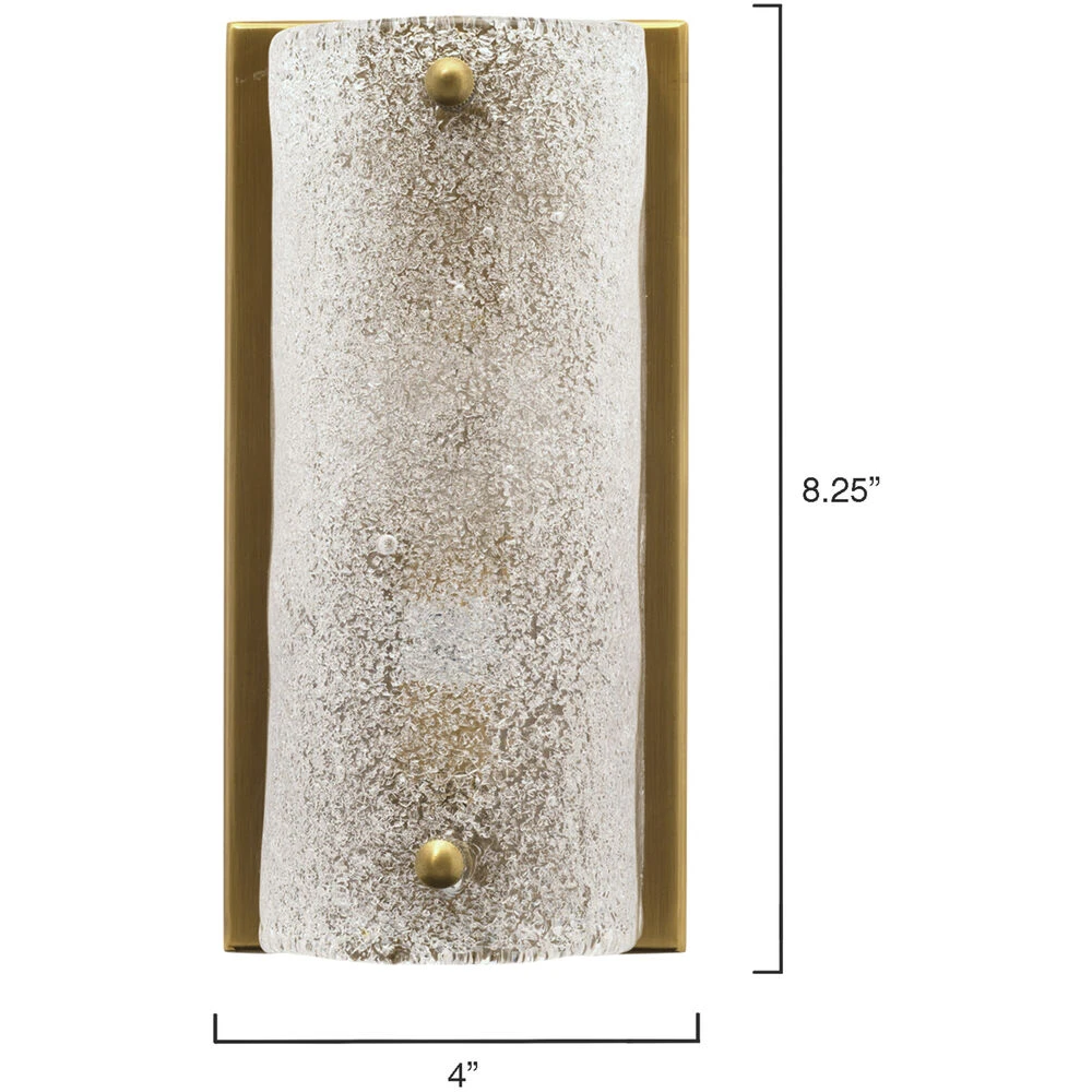 Moet Rounded 1 Light 5 Inch Antique Brass Wall Sconce Wall Light 2 Moet Rounded 1 Light 5 Inch Antique Brass Wall Sconce Wall Light - Image 2