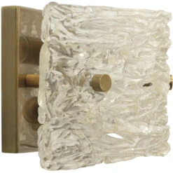 Swan Curved Glass 2 Light 12 Inch Clear Textured Glass W/ Antique Brass Wall Sconce Wall Light 11 Swan Curved Glass 2 Light 12 Inch Clear Textured Glass W/ Antique Brass Wall Sconce Wall Light -Outlet Jamie Aura Store 4swan smcl 6