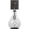 Tear Drop 1 Light 8 Inch Clear Glass & Oil Rubbed Bronze Metal Wall Sconce Wall Light