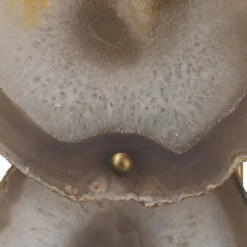 Trinity 1 Light 7 Inch Pale Lavender Agate & Antique Brass Wall Sconce Wall Light -Outlet Jamie Aura Store 4trin sclv 3 1