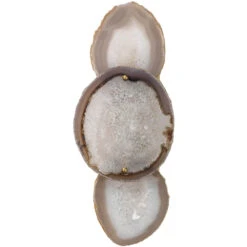 Trinity 1 Light 7 Inch Pale Lavender Agate & Antique Brass Wall Sconce Wall Light -Outlet Jamie Aura Store 4trin sclv 9 1