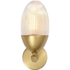 Whitworth 1 Light 5.5 Inch Polished Brass Sconce Wall Light, Small -Outlet Jamie Aura Store 4whit smab 4