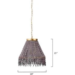 Angelou 3 Light 20 Inch Gold Beaded Chandelier Ceiling Light -Outlet Jamie Aura Store 5ange chgr 2 1