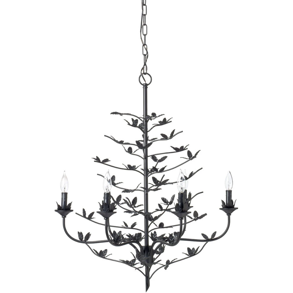 Blooming 12 Light 30 Inch Black Chandelier Ceiling Light 1 Blooming 12 Light 30 Inch Black Chandelier Ceiling Light