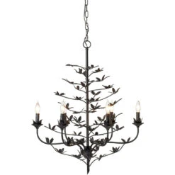 Blooming 12 Light 30 Inch Black Chandelier Ceiling Light 10 Blooming 12 Light 30 Inch Black Chandelier Ceiling Light -Outlet Jamie Aura Store 5bloo blck 4