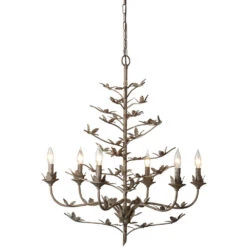 Blooming 12 Light 30 Inch Rust Chandelier Ceiling Light -Outlet Jamie Aura Store 5bloo rust 4 1