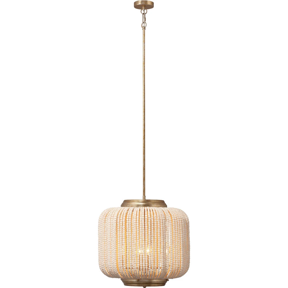 Eclair 4 Light 20 Inch Antique Champagne Beaded Chandelier Ceiling Light 5 Eclair 4 Light 20 Inch Antique Champagne Beaded Chandelier Ceiling Light - Image 5