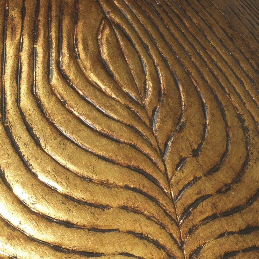 Flowering Lotus 1 Light 20 Inch Antique Gold Pendant Ceiling Light 4 Flowering Lotus 1 Light 20 Inch Antique Gold Pendant Ceiling Light - Image 4