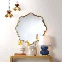 Flowering Lotus 1 Light 11 Inch Antique Gold Pendant Ceiling Light 7 Flowering Lotus 1 Light 11 Inch Antique Gold Pendant Ceiling Light -Outlet Jamie Aura Store 5flow smgo 2