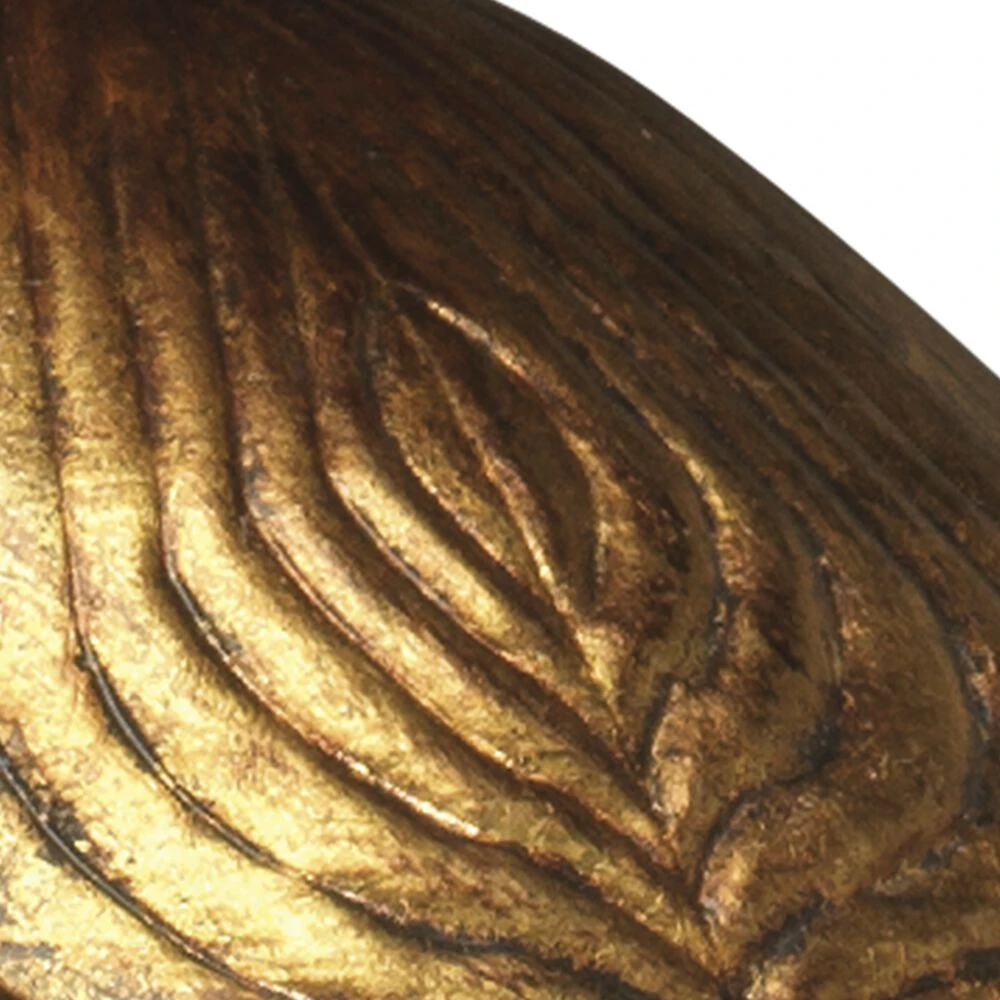 Flowering Lotus 1 Light 11 Inch Antique Gold Pendant Ceiling Light 5 Flowering Lotus 1 Light 11 Inch Antique Gold Pendant Ceiling Light - Image 5