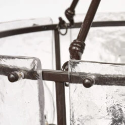 Glenn 6 Light 21.75 Inch Bronze And Oil Rubbed Bronze Chandelier Ceiling Light, Large -Outlet Jamie Aura Store 5glen lgob 3 1