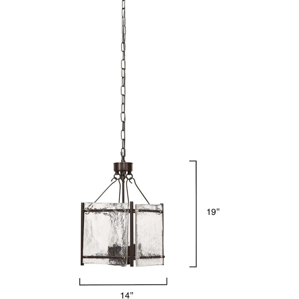Glenn 4 Light 14 Inch Bronze And Oil Rubbed Bronze Chandelier Ceiling Light, Small 3 Glenn 4 Light 14 Inch Bronze And Oil Rubbed Bronze Chandelier Ceiling Light, Small - Image 3