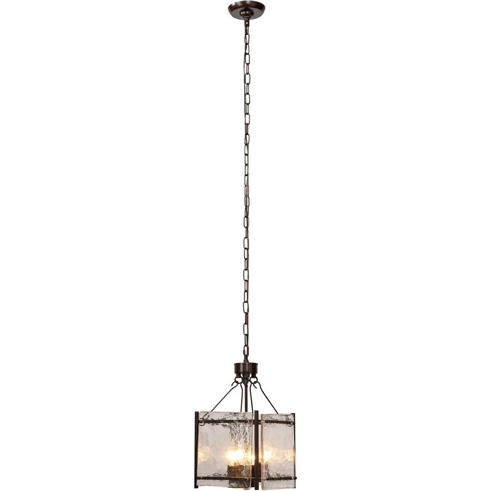 Glenn 4 Light 14 Inch Bronze And Oil Rubbed Bronze Chandelier Ceiling Light, Small 6 Glenn 4 Light 14 Inch Bronze And Oil Rubbed Bronze Chandelier Ceiling Light, Small - Image 6